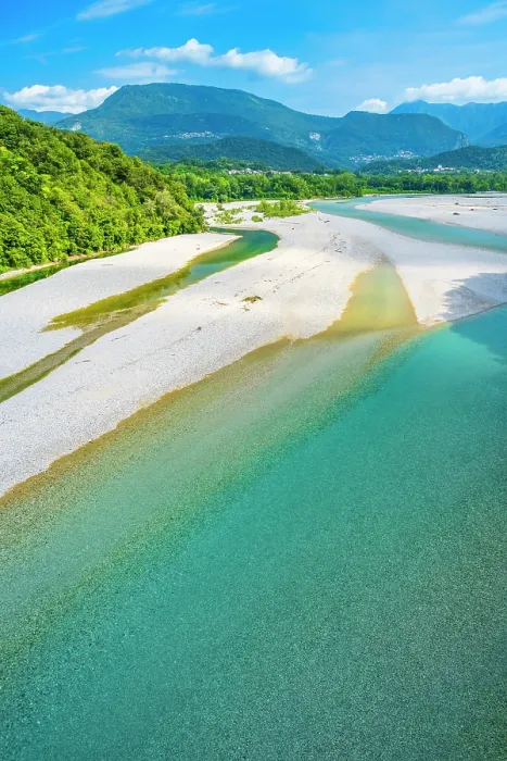 Framed Print : Europe, Italy, Friuli. The tagliamento river near to San Daniele in Friuli Framed Print : Europe, Italy, Friuli. The tagliamento river near to San Daniele in Friuli