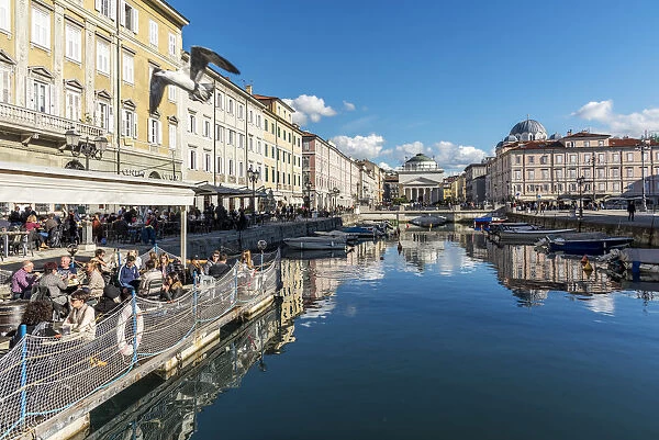 europe, Italy, Friuli-Venezia-Giulia. Trieste - il canal grande