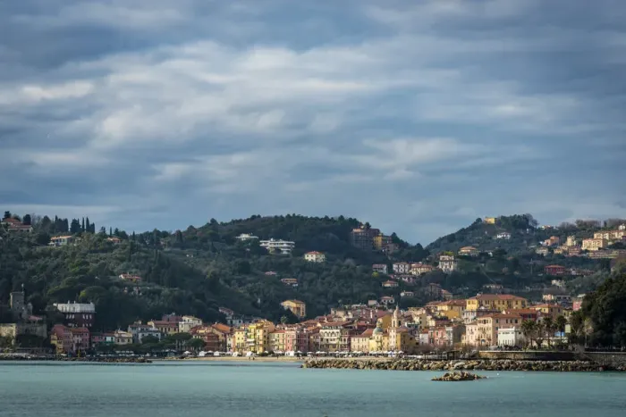Framed Print : Europe, Italy, the gulf of La Spezia. San Terenzo Framed Print : Europe, Italy, the gulf of La Spezia. San Terenzo