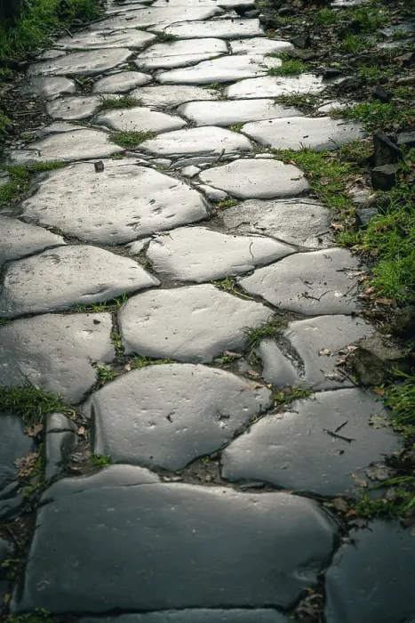 Framed Print : Europe, Italy, Latium. An old road paved with big stones in Tusculum, the ancient roman town near to Frascati Framed Print : Europe, Italy, Latium. An old road paved with big stones in Tusculum, the ancient roman town near to Frascati