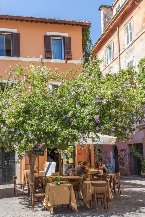 Framed Print : europe, Italy, Latium. Rome, a cosy restaurant in the Trastevere area Framed Print : europe, Italy, Latium. Rome, a cosy restaurant in the Trastevere area