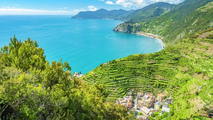 Framed Print : europe, Italy, Liguria. Cinque Terre. The view of the landscape of Manarola seen from a hiking path Framed Print : europe, Italy, Liguria. Cinque Terre. The view of the landscape of Manarola seen from a hiking path
