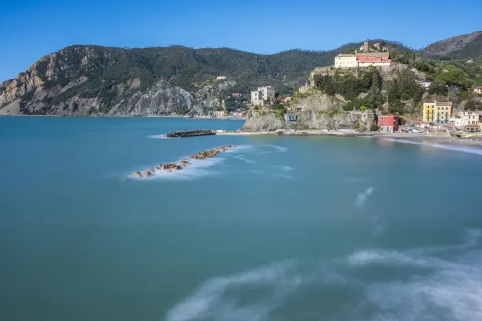 Framed Print : Europe, Italy, Liguria. Monterosso in the morning sun Framed Print : Europe, Italy, Liguria. Monterosso in the morning sun