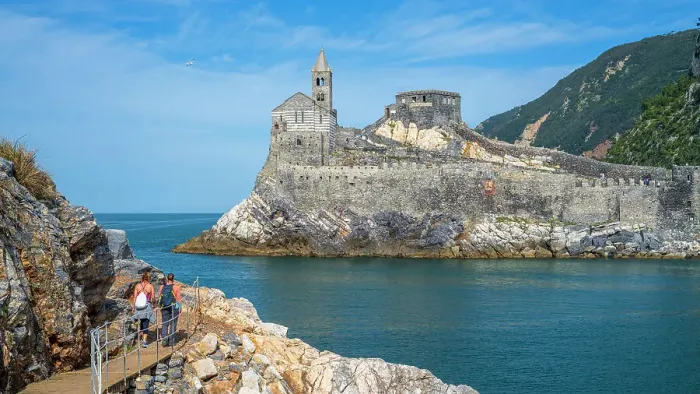 Framed Print : Europe, Italy, Liguria. Portovenere. Hiking on Palmaria Island Framed Print : Europe, Italy, Liguria. Portovenere. Hiking on Palmaria Island