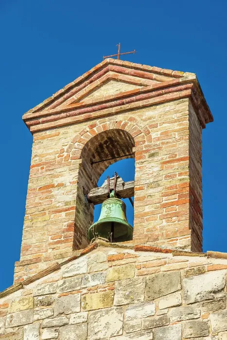 Framed Print : europe, Italy, The Marches. A bell tower in the little hamlet of Torre di Palme Framed Print : europe, Italy, The Marches. A bell tower in the little hamlet of Torre di Palme