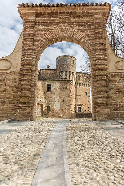 Europe, Italy, Piedmont. The castle of Roddi