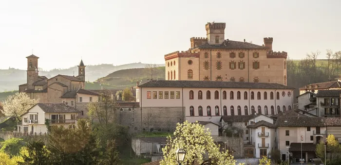 Framed Print : Europe, Italy, Piedmont. The famous castle of the small wine town Barolo in the morning light Framed Print : Europe, Italy, Piedmont. The famous castle of the small wine town Barolo in the morning light