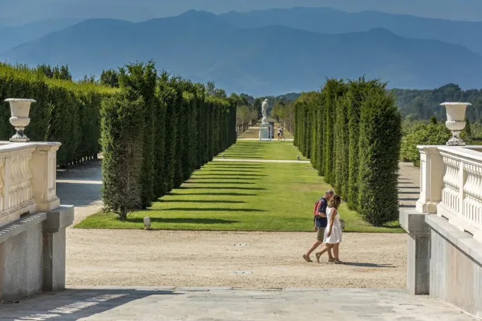 Framed Print : Europe, Italy, Piedmont. The gardens of the Venaria Reale