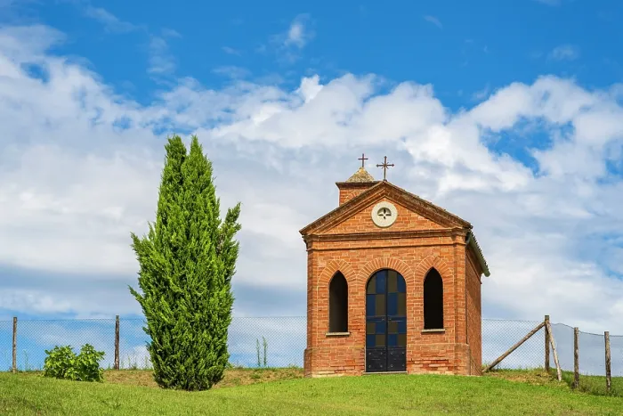 Framed Print : Europe, Italy, Piedmont. A little private chapel in the Monferrato area Framed Print : Europe, Italy, Piedmont. A little private chapel in the Monferrato area