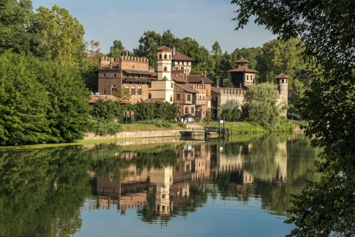 Framed Print : Europe, Italy, Piedmont. the medieval castle of the Valentino park in Turin Framed Print : Europe, Italy, Piedmont. the medieval castle of the Valentino park in Turin
