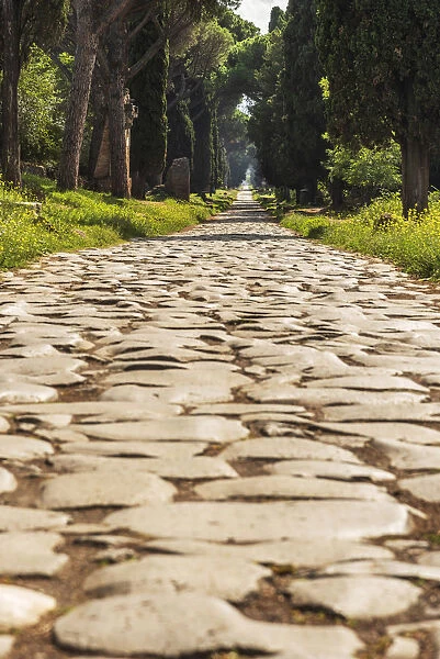 Europe, Italy, Rome. Via Appia Antica, the original Appian Way