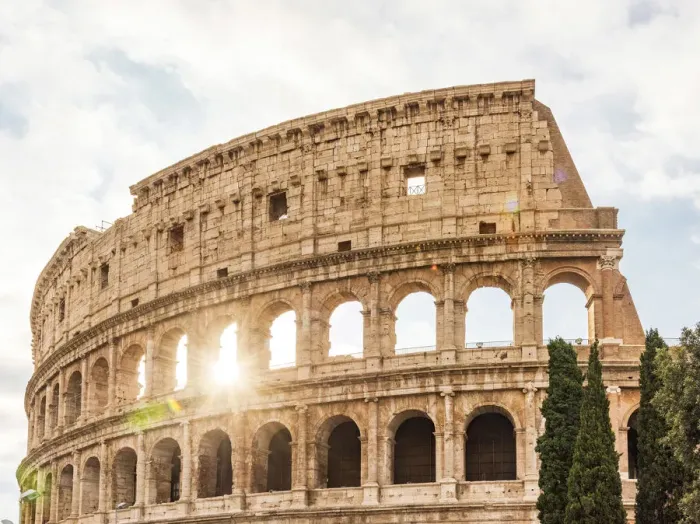 Framed Print : Europe, Italy, Rome. The Colosseum with morning sun Framed Print : Europe, Italy, Rome. The Colosseum with morning sun