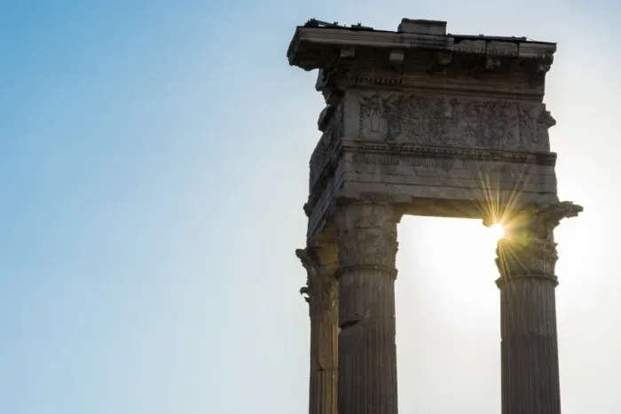 Framed Print : Europe, Italy, Rome. Temple of Apollo Sosiano
