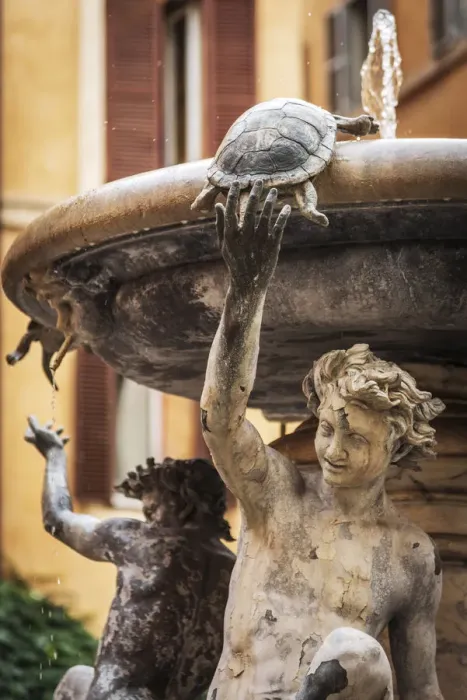 Framed Print : Europe, Italy, Rome. The turtle fountain Framed Print : Europe, Italy, Rome. The turtle fountain