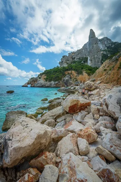 Framed Print : Europe, Italy, Sardinia. Cala Goloritze, the beach, the needle and the arch Framed Print : Europe, Italy, Sardinia. Cala Goloritze, the beach, the needle and the arch