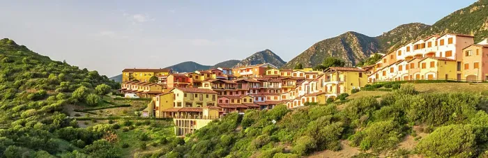 Framed Print : Europe, Italy, Sardinia. TThe village of Nebida Framed Print : Europe, Italy, Sardinia. TThe village of Nebida