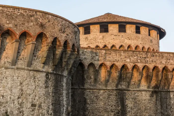Framed Print : Europe, Italy, Sarzana. Detail of the fortress Firmafede Framed Print : Europe, Italy, Sarzana. Detail of the fortress Firmafede