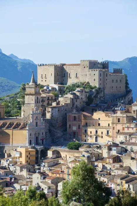 Framed Print : Europe, Italy, Sicily, Caccamo, Norman Castle Framed Print : Europe, Italy, Sicily, Caccamo, Norman Castle