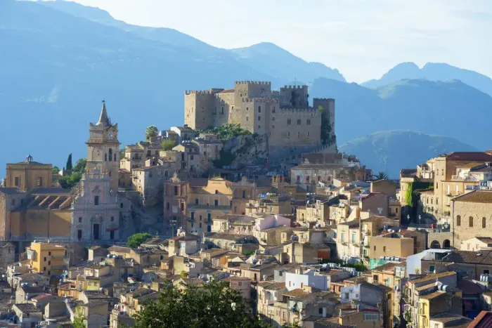 Framed Print : Europe, Italy, Sicily, Caccamo, Norman Castle Framed Print : Europe, Italy, Sicily, Caccamo, Norman Castle