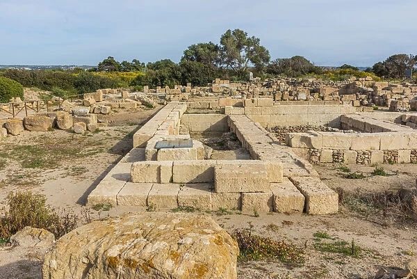 europe, Italy, Sicily. Motya island, the archeological site