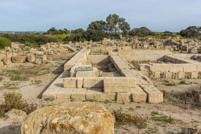Framed Print : europe, Italy, Sicily. Motya island, the archeological site Framed Print : europe, Italy, Sicily. Motya island, the archeological site
