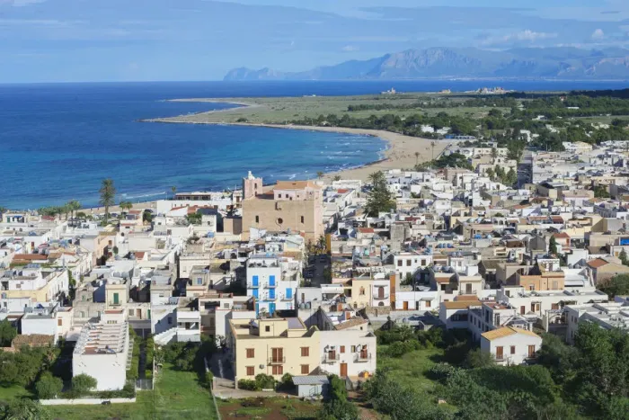 Framed Print : Europe, Italy, Sicily, San Vito Lo Capo, High angle view of San Vito Lo Capo Framed Print : Europe, Italy, Sicily, San Vito Lo Capo, High angle view of San Vito Lo Capo