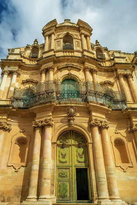 Framed Print : Europe, Italy, Sicily, Scicli. The church of San Giovanni Evangelista