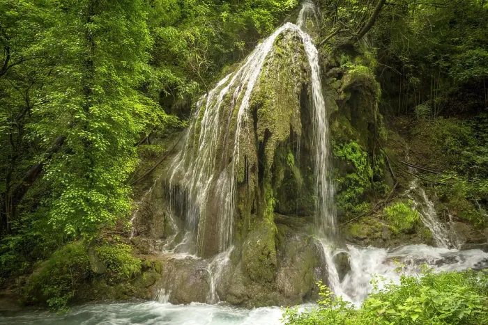 Framed Print : Europe, Italy, Trentino. La Roggia di Calavino waterfalls hike near the Toblino Lake Framed Print : Europe, Italy, Trentino. La Roggia di Calavino waterfalls hike near the Toblino Lake