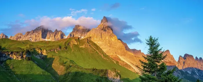 Framed Print : Europe, Italy, Trentino. The peaks of the Pala Group, the largest massif of the Dolomites, Unesco World Heritage site at sunset Framed Print : Europe, Italy, Trentino. The peaks of the Pala Group, the largest massif of the Dolomites, Unesco World Heritage site at sunset