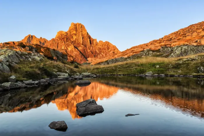 Framed Print : Europe, Italy, Trentino, Rolle pass. Cimon della Pala reflected in the lakes of Cavallazza Framed Print : Europe, Italy, Trentino, Rolle pass. Cimon della Pala reflected in the lakes of Cavallazza
