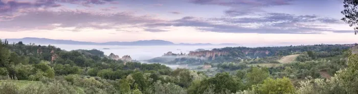 Framed Print : Europe, Italy, Tuscany, Arezzo. Panoramic view towards the Balze seen from Piantravigne Framed Print : Europe, Italy, Tuscany, Arezzo. Panoramic view towards the Balze seen from Piantravigne