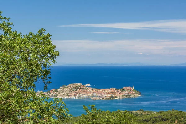 europe, Italy, Tuscany, Elba Island, Portoferraio seen from the GTE