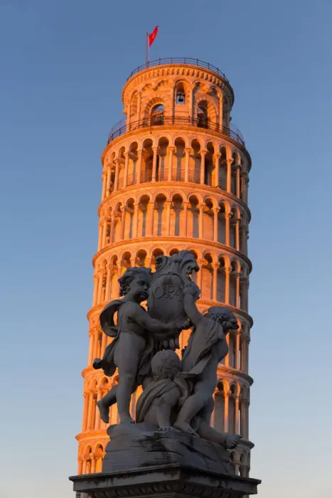 Framed Print : Europe, Italy, Tuscany, Pisa. Leaning Tower at sunset Framed Print : Europe, Italy, Tuscany, Pisa. Leaning Tower at sunset