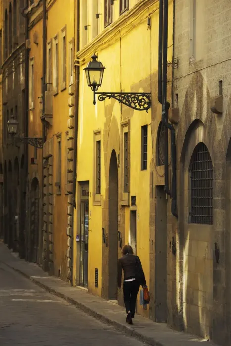 Framed Print : Europe, Italy, Tuscany, Toscana, Firence, Florence, narrow street in city center Framed Print : Europe, Italy, Tuscany, Toscana, Firence, Florence, narrow street in city center