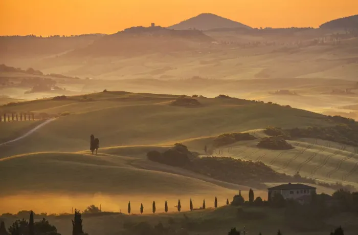 Framed Print : Europe, Italy, Tuscany, Toscana, Siena, The Val daaOrcia, landscape Framed Print : Europe, Italy, Tuscany, Toscana, Siena, The Val daaOrcia, landscape
