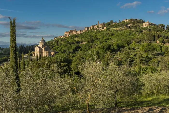 Framed Print : europe, Italy, Tuscany. a view of Montepulciano Framed Print : europe, Italy, Tuscany. a view of Montepulciano