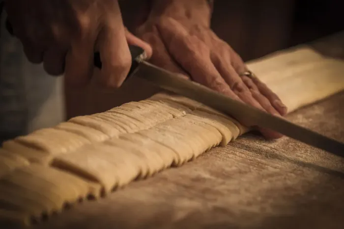 Framed Print : europe, italy, umbria. Pasta making traditional style Framed Print : europe, italy, umbria. Pasta making traditional style