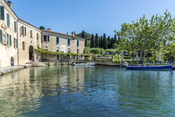 Framed Print : Europe, Italy, Veneto. Harbour of Punta San Vigilio at Garda lake Framed Print : Europe, Italy, Veneto. Harbour of Punta San Vigilio at Garda lake