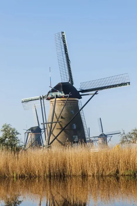 Framed Print : Europe, Netherlands, Alblasserdam, Kinderdijk, Windmills Framed Print : Europe, Netherlands, Alblasserdam, Kinderdijk, Windmills