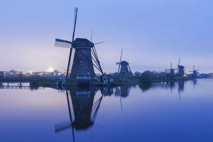 Framed Print : Europe, Netherlands, Alblasserdam, Kinderdijk, Windmills Framed Print : Europe, Netherlands, Alblasserdam, Kinderdijk, Windmills