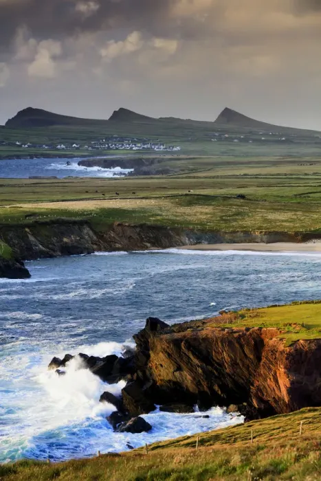 Framed Print : Europe, Northern Europe, Ireland, Kerry, Dingle, View over Ballyferriter Bay Framed Print : Europe, Northern Europe, Ireland, Kerry, Dingle, View over Ballyferriter Bay