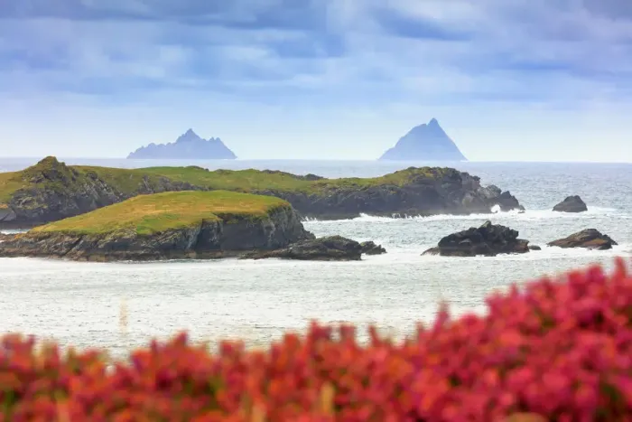 Framed Print : Europe, Northern Europe, Ireland, Skellig islands view from Portmagee along the Kerry Framed Print : Europe, Northern Europe, Ireland, Skellig islands view from Portmagee along the Kerry