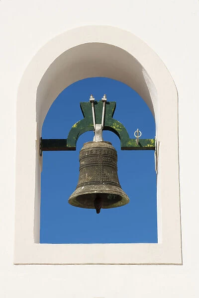 Europe, Portugal, Algarve, Sao Bartolomeu de Messines, an 18th Century cast bell in