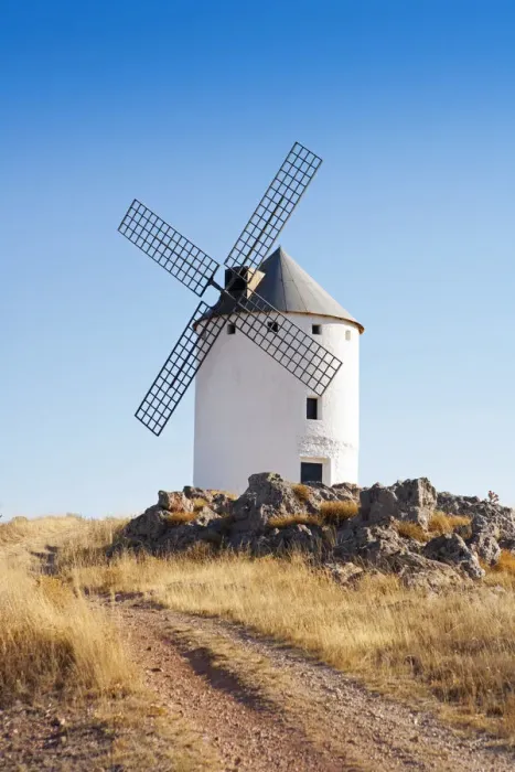 Framed Print : Europe, Spain, Castile-La Mancha, Toledo, Ruta de Don Quijote (Don Quixote Route)