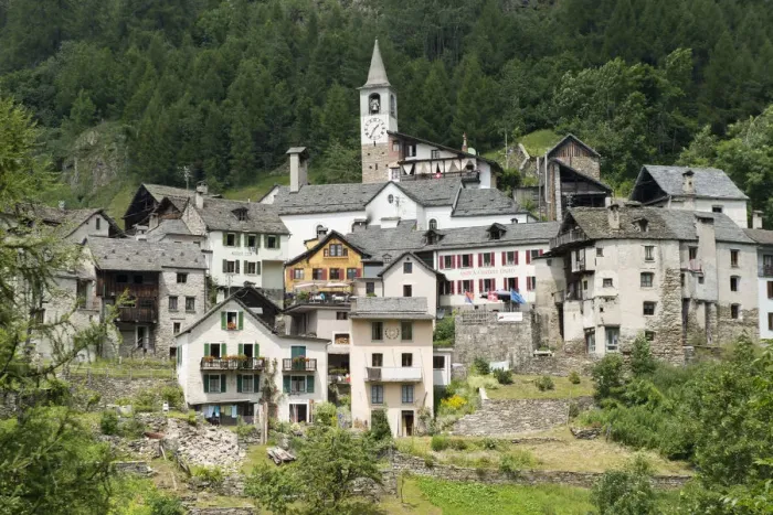 Framed Print : Europe, Switzerland, Ticino, the hillside village of Fusio Framed Print : Europe, Switzerland, Ticino, the hillside village of Fusio