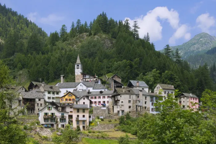 Framed Print : Europe, Switzerland, Ticino, the hillside village of Fusio Framed Print : Europe, Switzerland, Ticino, the hillside village of Fusio