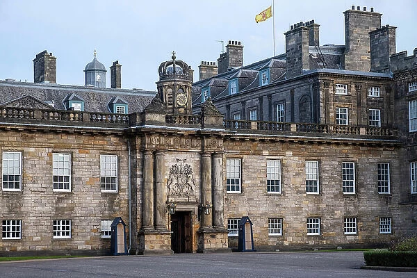 Europe, UK, Scotland, Edinburgh. The Palace of Holyrood House, residence of the king in Scotland