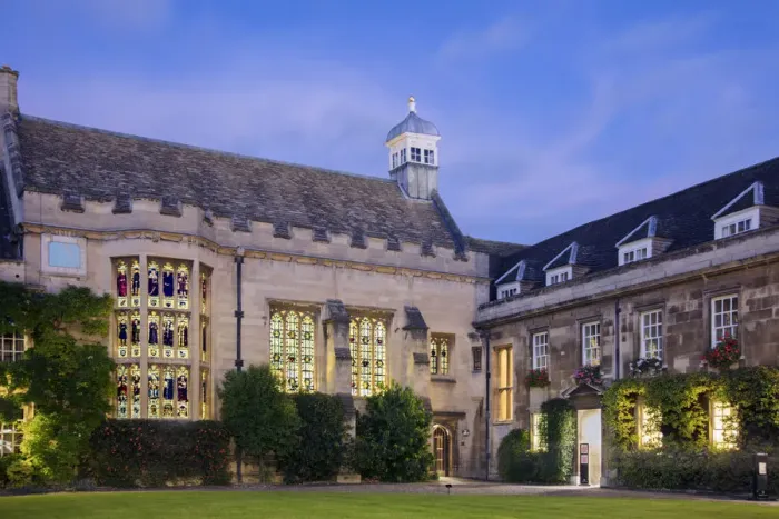 Framed Print : Europe, United Kingdom, England, Cambridge, Cambridge University, Christs college