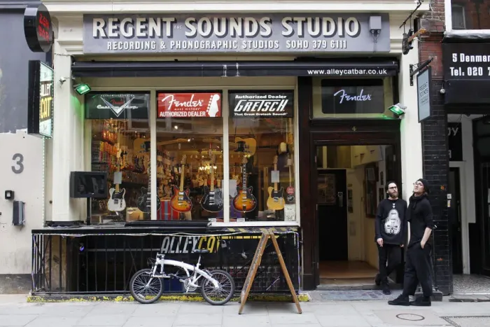 Framed Print : Europe, United Kingdom, England, London, Soho, Denmark Street, Regent Sound Studio Framed Print : Europe, United Kingdom, England, London, Soho, Denmark Street, Regent Sound Studio