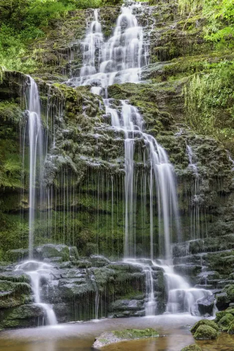 Framed Print : Europe, United Kingdom, England, North Yorkshire, Settle, Scaleber Force